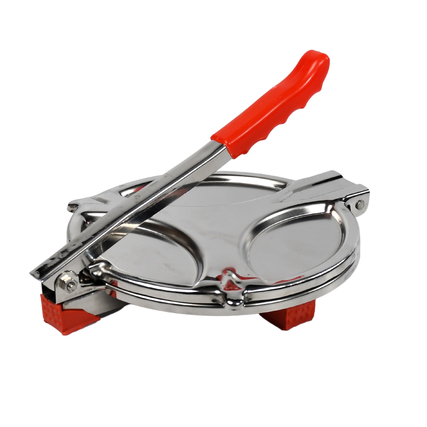 7149A PURI PRESS MAKER - STAINLESS STEEL PURI MAKER PRESS MACHINE - ROTI CHAPATI PRESSER FOR HOME - PAPAD-KHAKHRA- PURI MAKER PRESS MACHINE WITH HANDLE, MANUAL PURI MAKER (MEDIUM) 7149A PURI PRESS MAKER - STAINLESS STEEL PURI MAKER PRESS MACHINE - ROTI CHAPATI PRESSER FOR HOME - PAPAD-KHAKHRA- PURI MAKER PRESS MACHINE WITH HANDLE, MANUAL PURI MAKER (MEDIUM)
